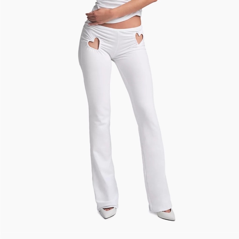 Skims Jersey Heart Flare Leggings